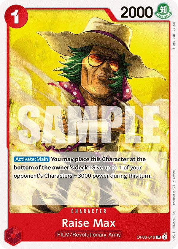 Raise Max [Wings of the Captain] | Card Merchant Takapuna