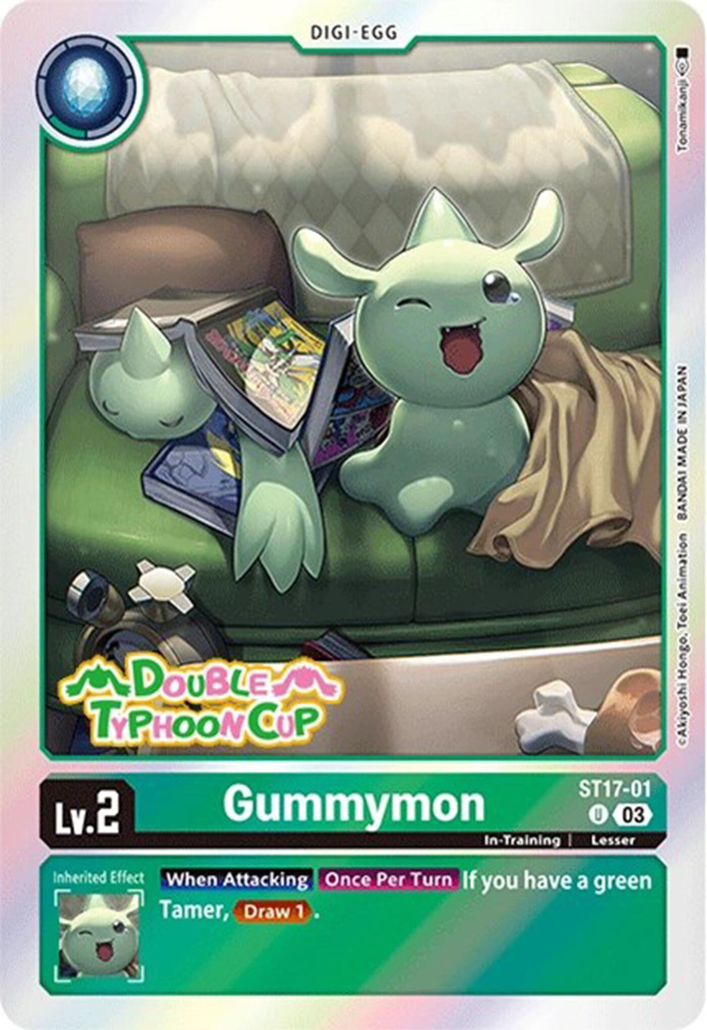 Gummymon [ST17-01] [Starter Deck: Double Typhoon Advanced Deck Set Pre-Release Cards] | Card Merchant Takapuna