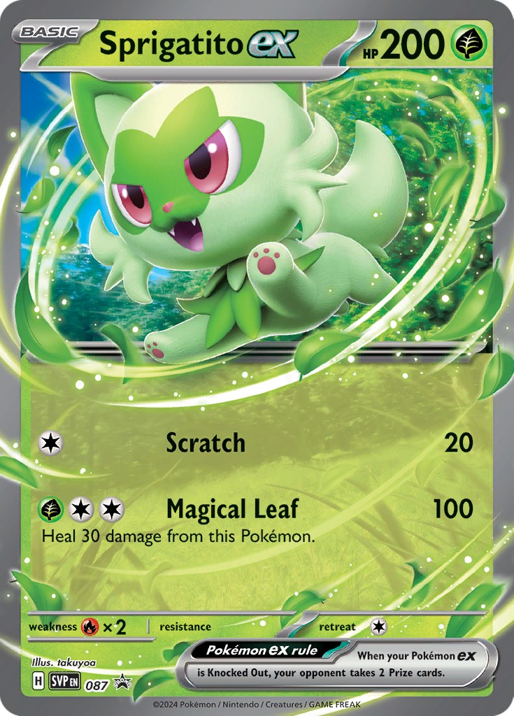 Sprigatito ex (087) [Scarlet & Violet: Black Star Promos] | Card Merchant Takapuna