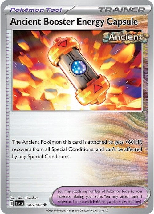 Ancient Booster Energy Capsule (140/162) [Scarlet & Violet: Temporal Forces] | Card Merchant Takapuna