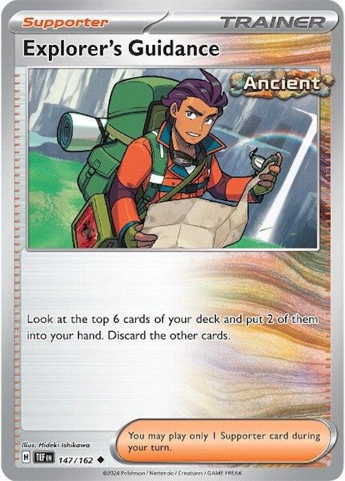 Explorer's Guidance (147/162) [Scarlet & Violet: Temporal Forces] | Card Merchant Takapuna