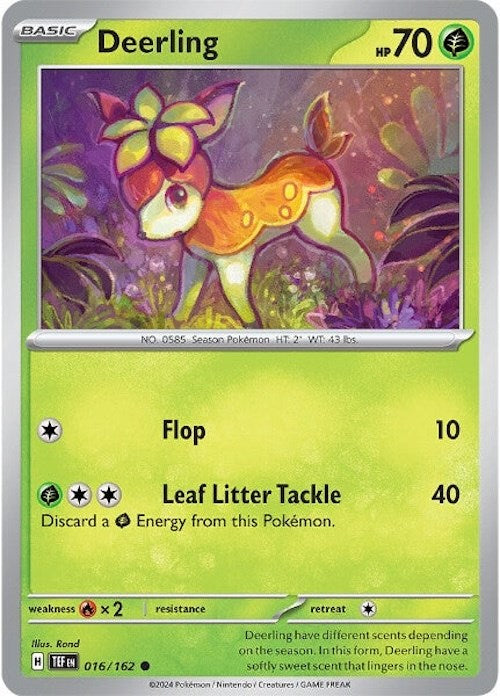 Deerling (016/162) [Scarlet & Violet: Temporal Forces] | Card Merchant Takapuna