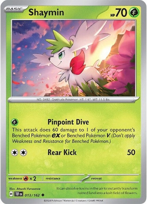 Shaymin (013/162) [Scarlet & Violet: Temporal Forces] | Card Merchant Takapuna