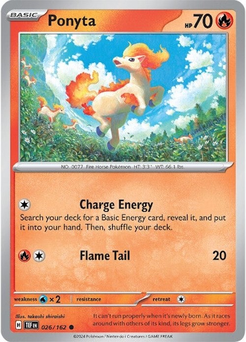 Ponyta (026/162) [Scarlet & Violet: Temporal Forces] | Card Merchant Takapuna