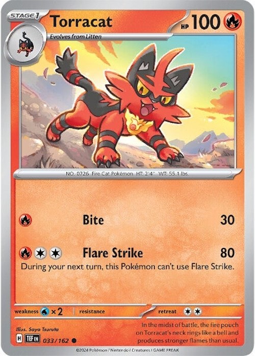 Torracat (033/162) [Scarlet & Violet: Temporal Forces] | Card Merchant Takapuna