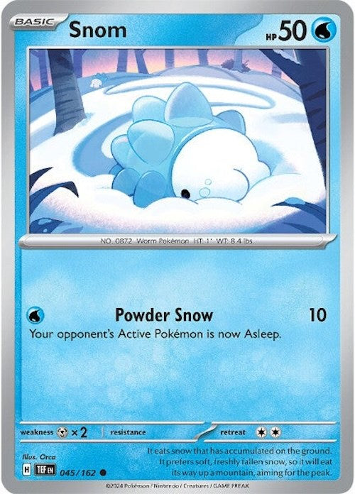 Snom (045/162) [Scarlet & Violet: Temporal Forces] | Card Merchant Takapuna