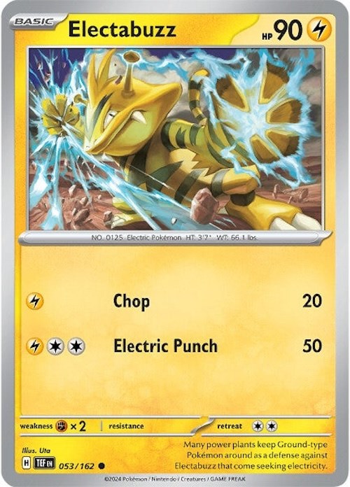 Electabuzz (053/162) [Scarlet & Violet: Temporal Forces] | Card Merchant Takapuna