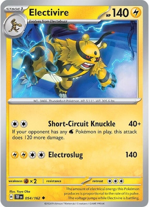 Electivire (054/162) [Scarlet & Violet: Temporal Forces] | Card Merchant Takapuna