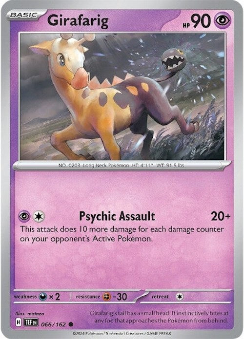 Girafarig (066/162) [Scarlet & Violet: Temporal Forces] | Card Merchant Takapuna