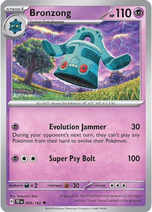 Bronzong (069/162) [Scarlet & Violet: Temporal Forces] | Card Merchant Takapuna