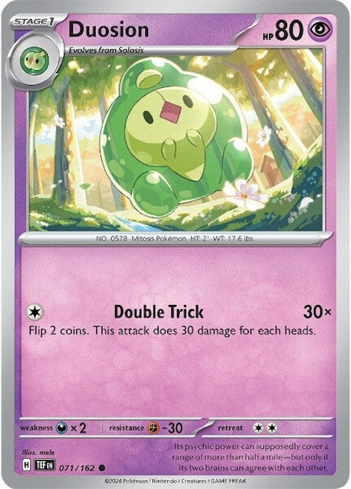 Duosion (071/162) [Scarlet & Violet: Temporal Forces] | Card Merchant Takapuna