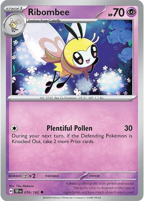 Ribombee (076/162) [Scarlet & Violet: Temporal Forces] | Card Merchant Takapuna