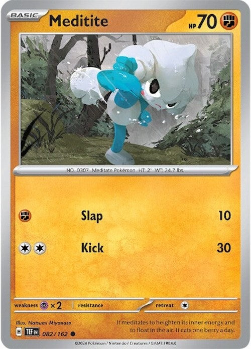 Meditite (082/162) [Scarlet & Violet: Temporal Forces] | Card Merchant Takapuna