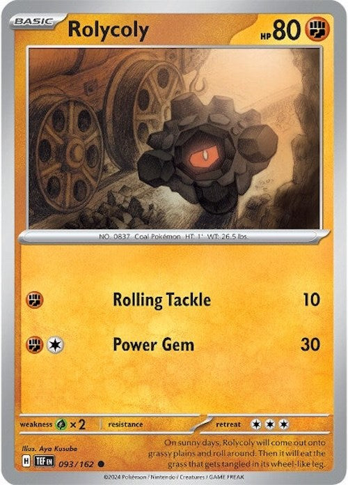 Rolycoly (093/162) [Scarlet & Violet: Temporal Forces] | Card Merchant Takapuna