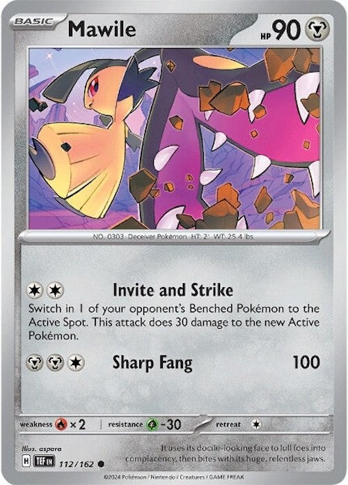 Mawile (112/162) [Scarlet & Violet: Temporal Forces] | Card Merchant Takapuna