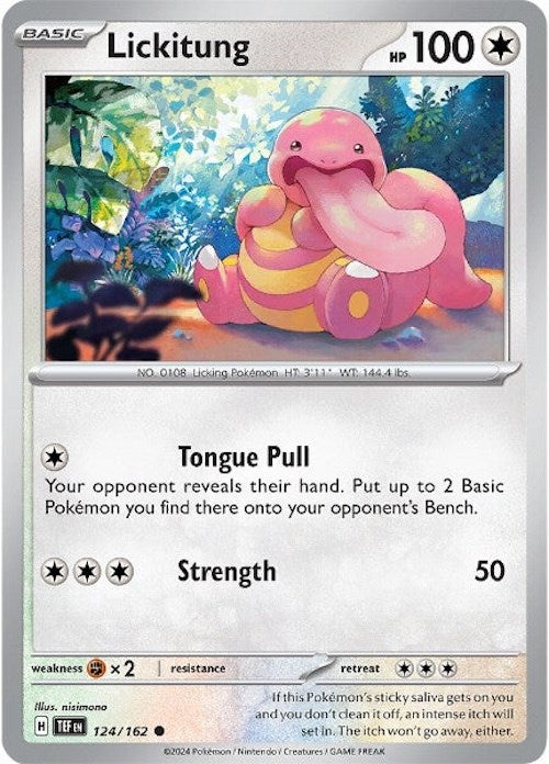 Lickitung (124/162) [Scarlet & Violet: Temporal Forces] | Card Merchant Takapuna