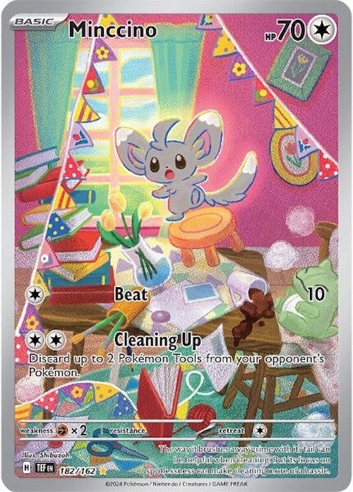 Minccino (182/162) [Scarlet & Violet: Temporal Forces] | Card Merchant Takapuna