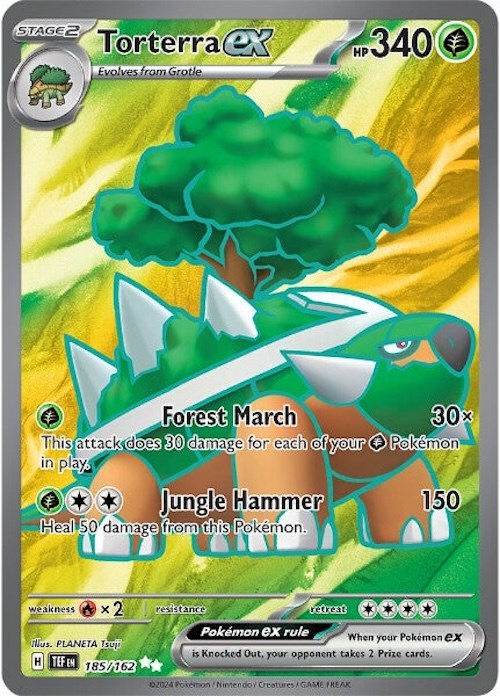 Torterra ex (185/162) [Scarlet & Violet: Temporal Forces] | Card Merchant Takapuna