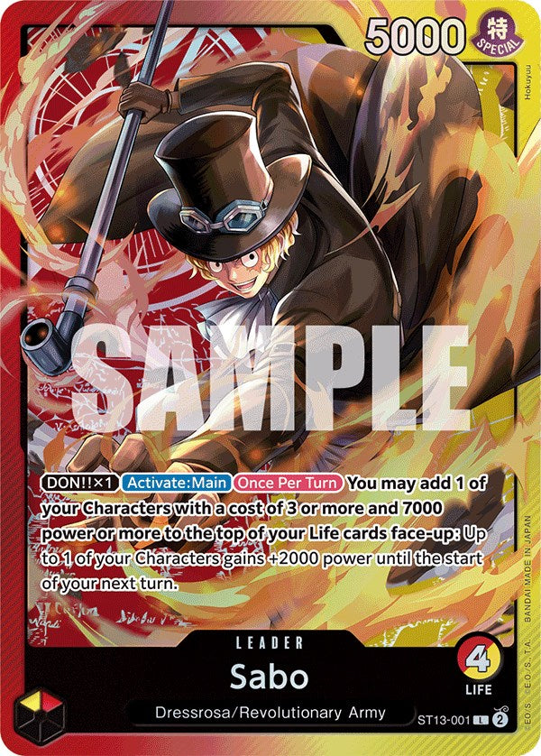 Sabo [Ultra Deck: The Three Brothers] | Card Merchant Takapuna