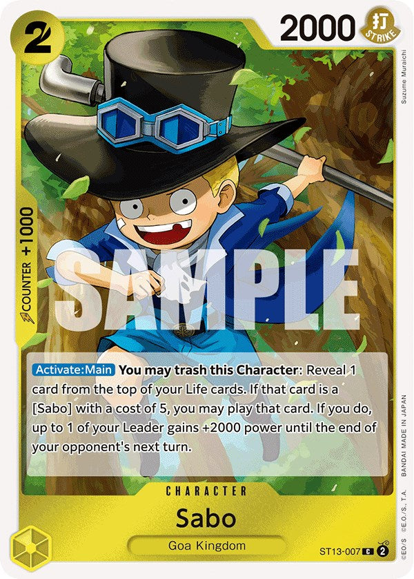 Sabo [Ultra Deck: The Three Brothers] | Card Merchant Takapuna