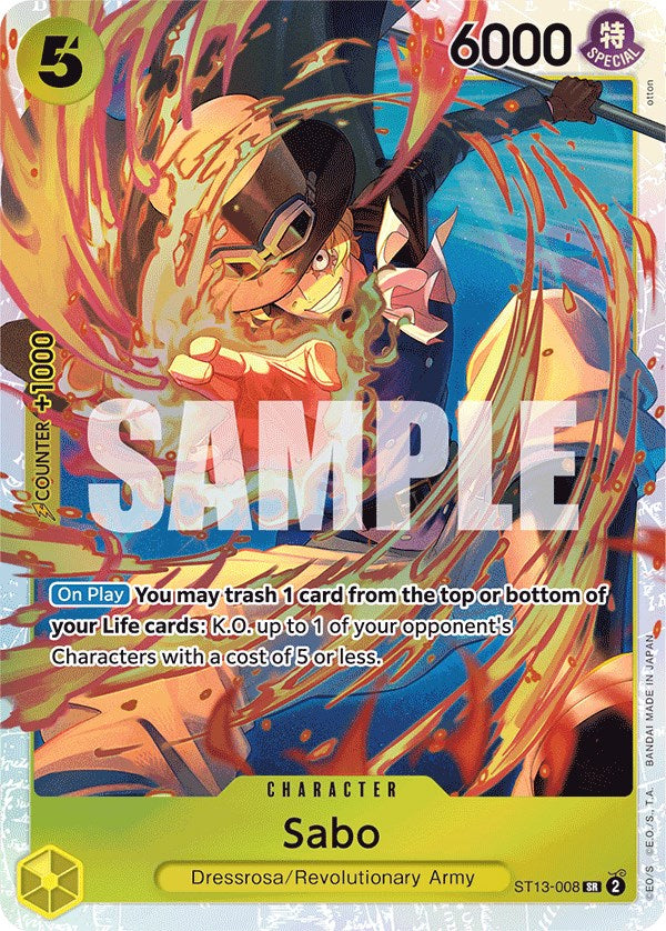 Sabo [Ultra Deck: The Three Brothers] | Card Merchant Takapuna