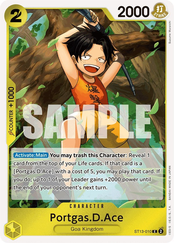 Portgas.D.Ace [Ultra Deck: The Three Brothers] | Card Merchant Takapuna