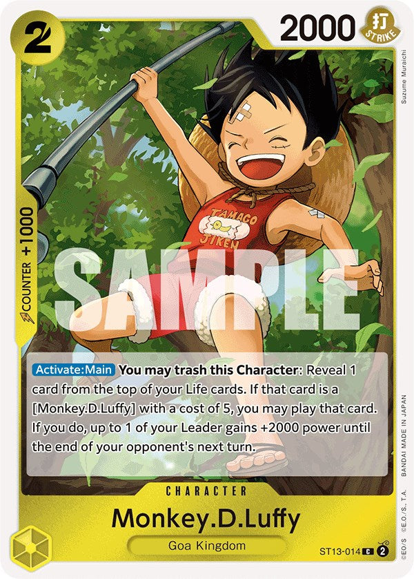 Monkey.D.Luffy [Ultra Deck: The Three Brothers] | Card Merchant Takapuna