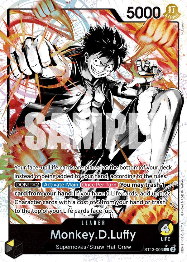 Monkey.D.Luffy (Parallel) [Ultra Deck: The Three Brothers] | Card Merchant Takapuna