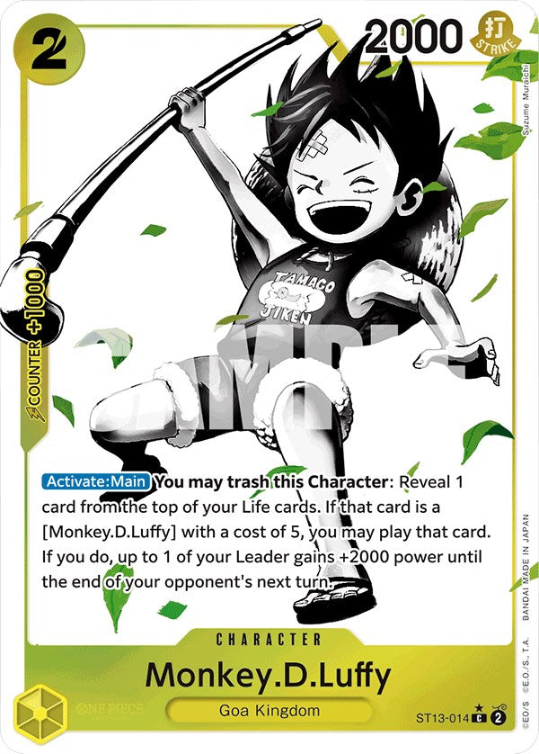 Monkey.D.Luffy (Parallel) [Ultra Deck: The Three Brothers] | Card Merchant Takapuna