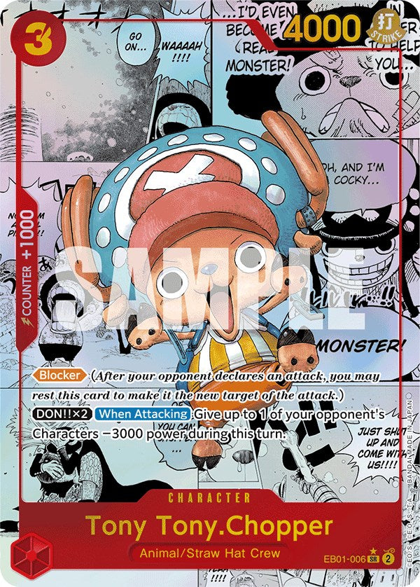 Tony Tony.Chopper (Alternate Art) (Manga) [Extra Booster: Memorial Collection] | Card Merchant Takapuna