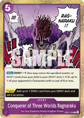 Conquerer of Three Worlds Ragnaraku [Extra Booster: Memorial Collection] | Card Merchant Takapuna