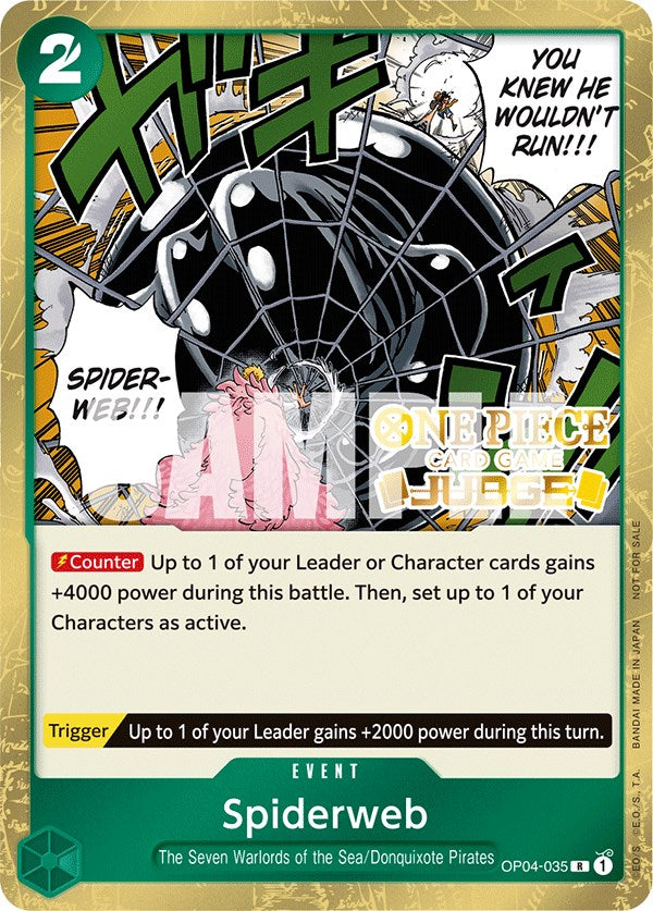 Spiderweb (Judge Pack Vol. 3) [One Piece Promotion Cards] | Card Merchant Takapuna