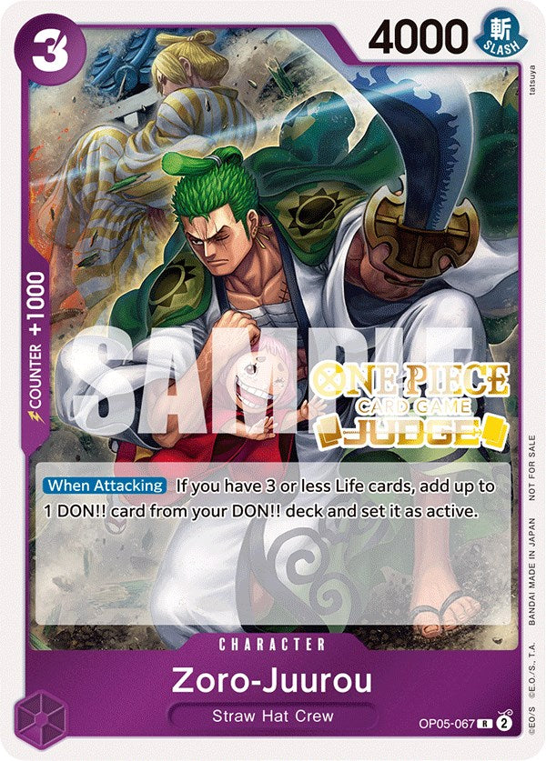 Zoro-Juurou (Judge Pack Vol. 3) [One Piece Promotion Cards] | Card Merchant Takapuna