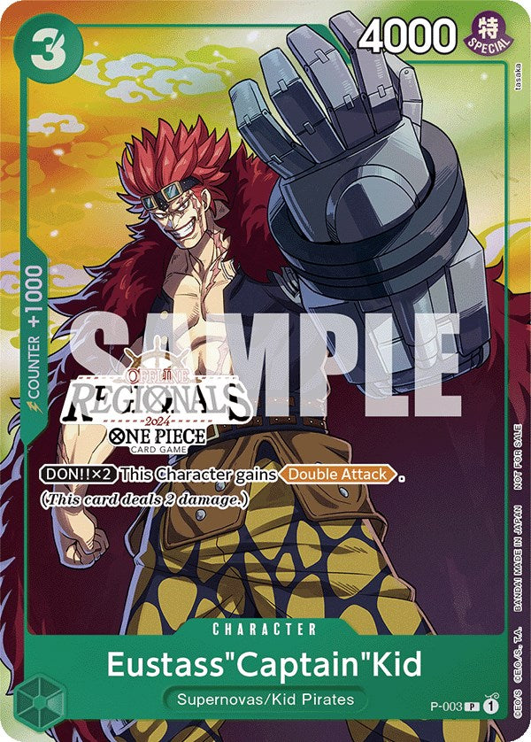 Eustass"Captain"Kid (Offline Regional 2024 Vol. 2) [Participant] [One Piece Promotion Cards] | Card Merchant Takapuna