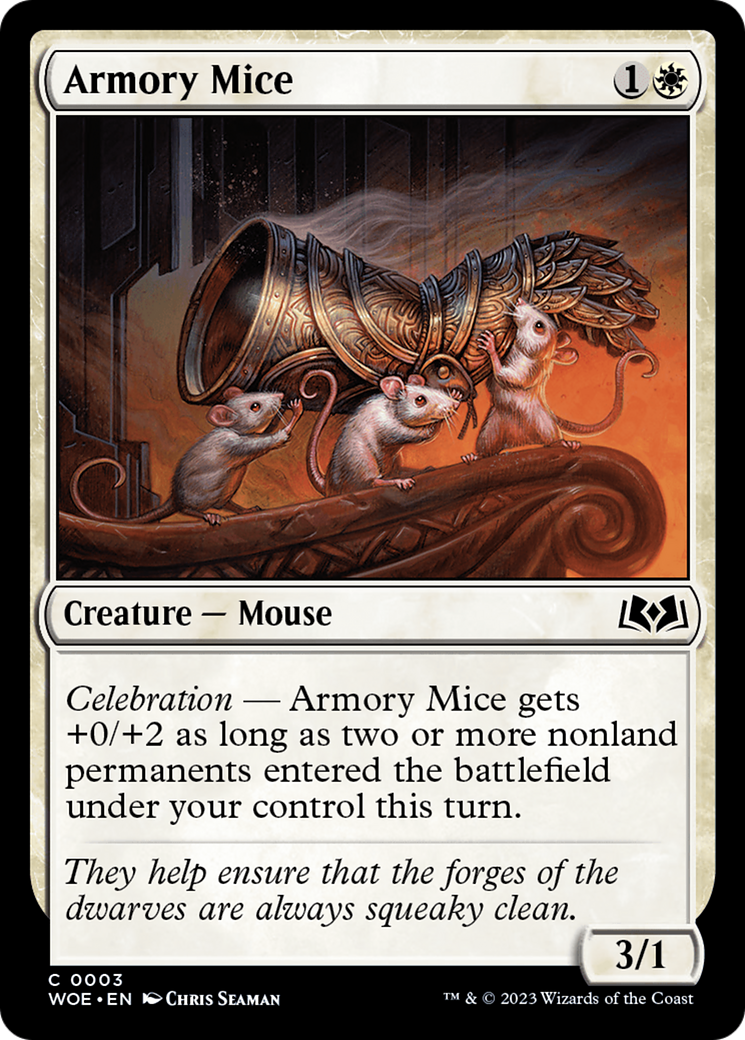 Armory Mice [Wilds of Eldraine] | Card Merchant Takapuna