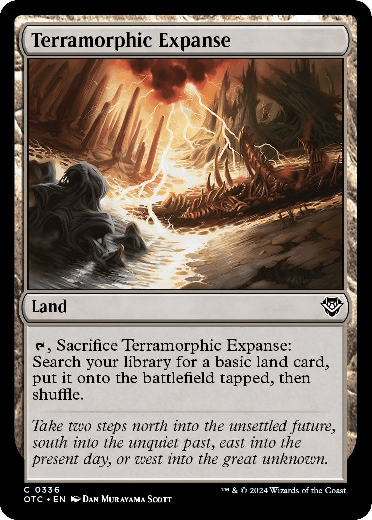 Terramorphic Expanse [Outlaws of Thunder Junction Commander] | Card Merchant Takapuna