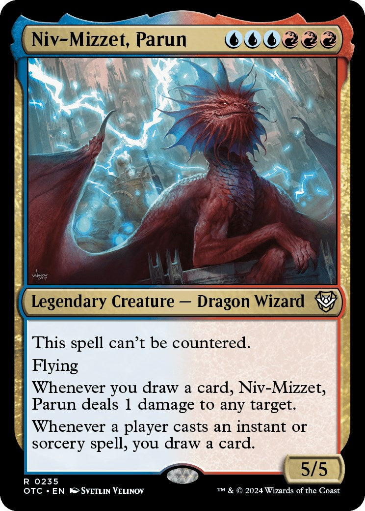 Niv-Mizzet, Parun [Outlaws of Thunder Junction Commander] | Card Merchant Takapuna