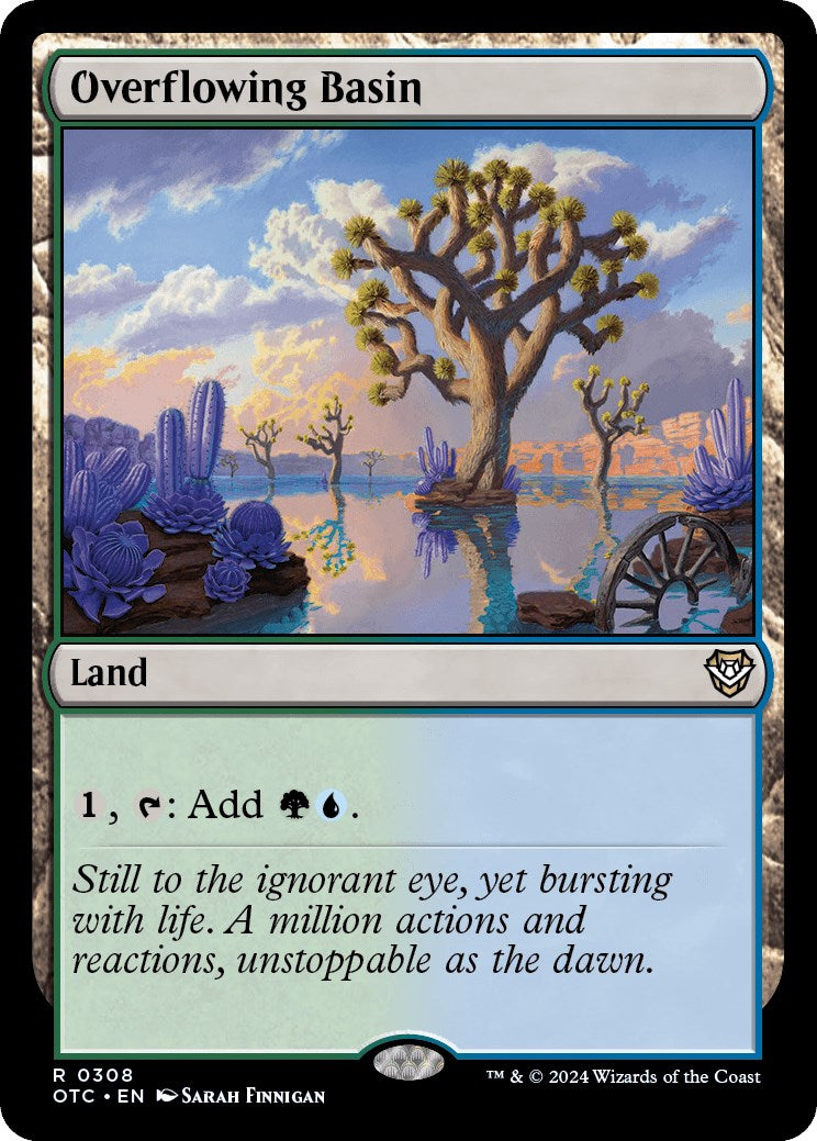 Overflowing Basin [Outlaws of Thunder Junction Commander] | Card Merchant Takapuna