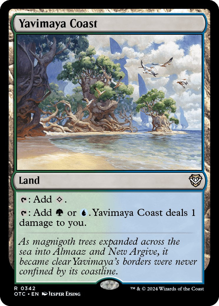 Yavimaya Coast [Outlaws of Thunder Junction Commander] | Card Merchant Takapuna