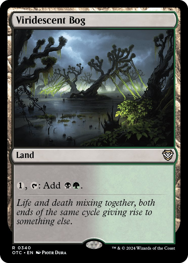 Viridescent Bog [Outlaws of Thunder Junction Commander] | Card Merchant Takapuna