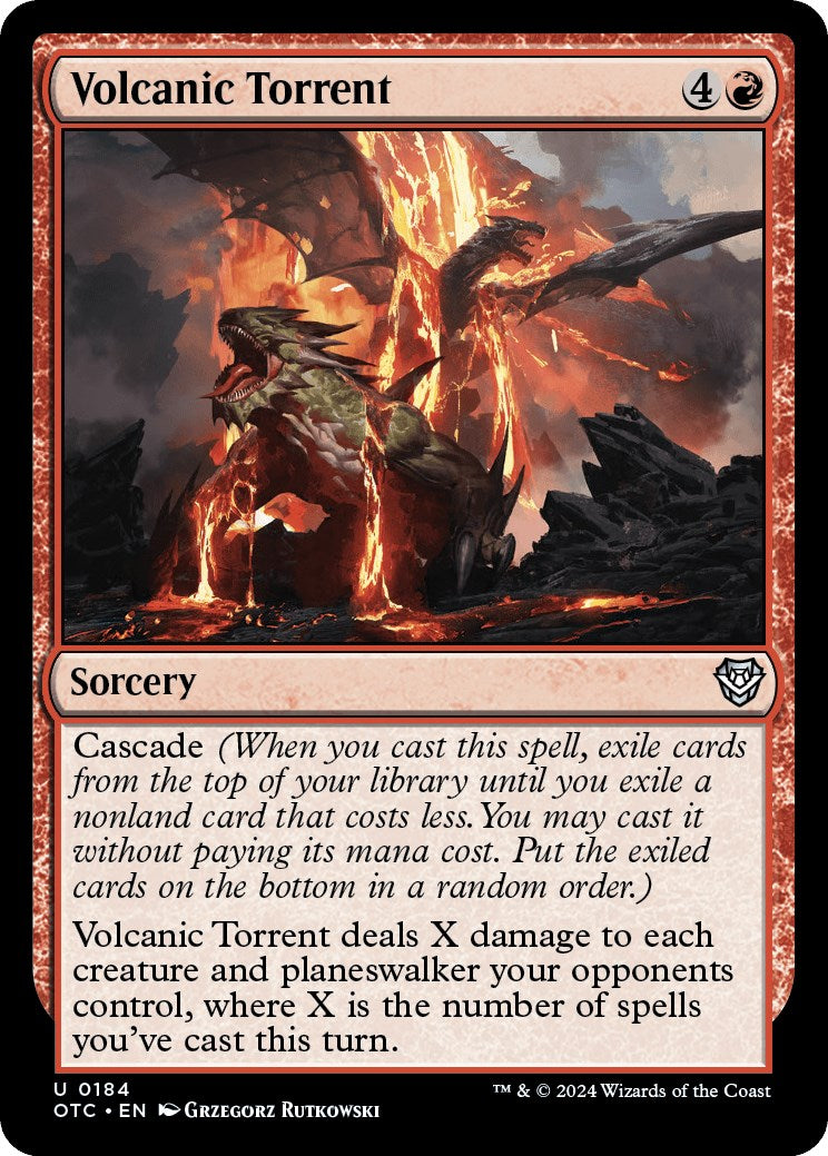 Volcanic Torrent [Outlaws of Thunder Junction Commander] | Card Merchant Takapuna