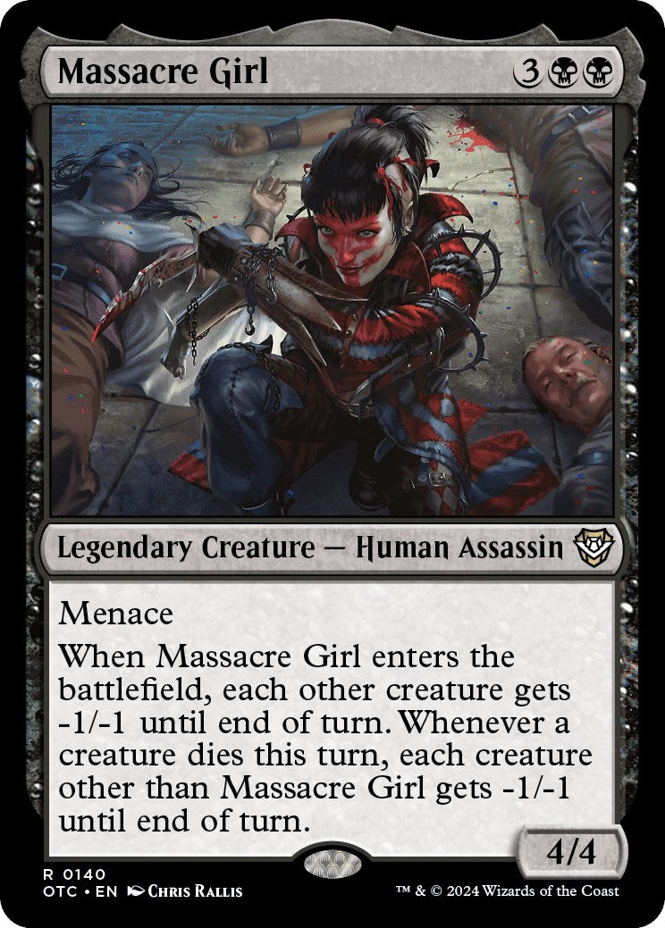 Massacre Girl [Outlaws of Thunder Junction Commander] | Card Merchant Takapuna