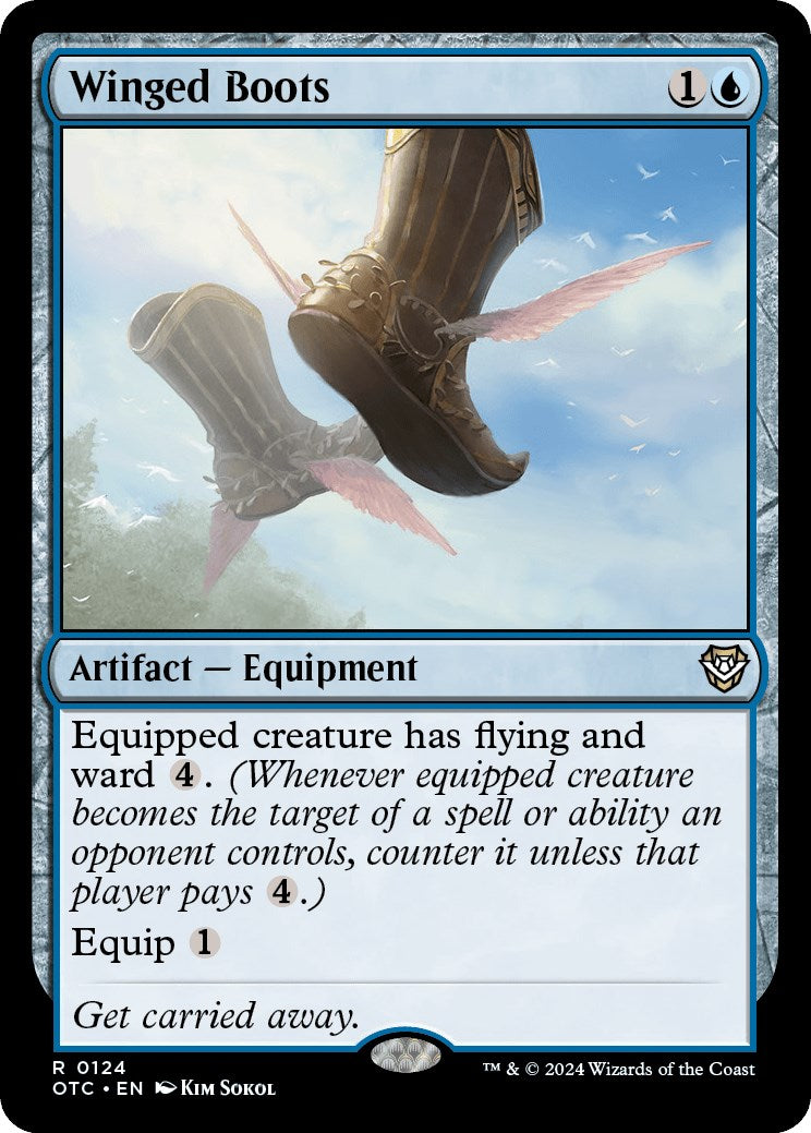 Winged Boots [Outlaws of Thunder Junction Commander] | Card Merchant Takapuna