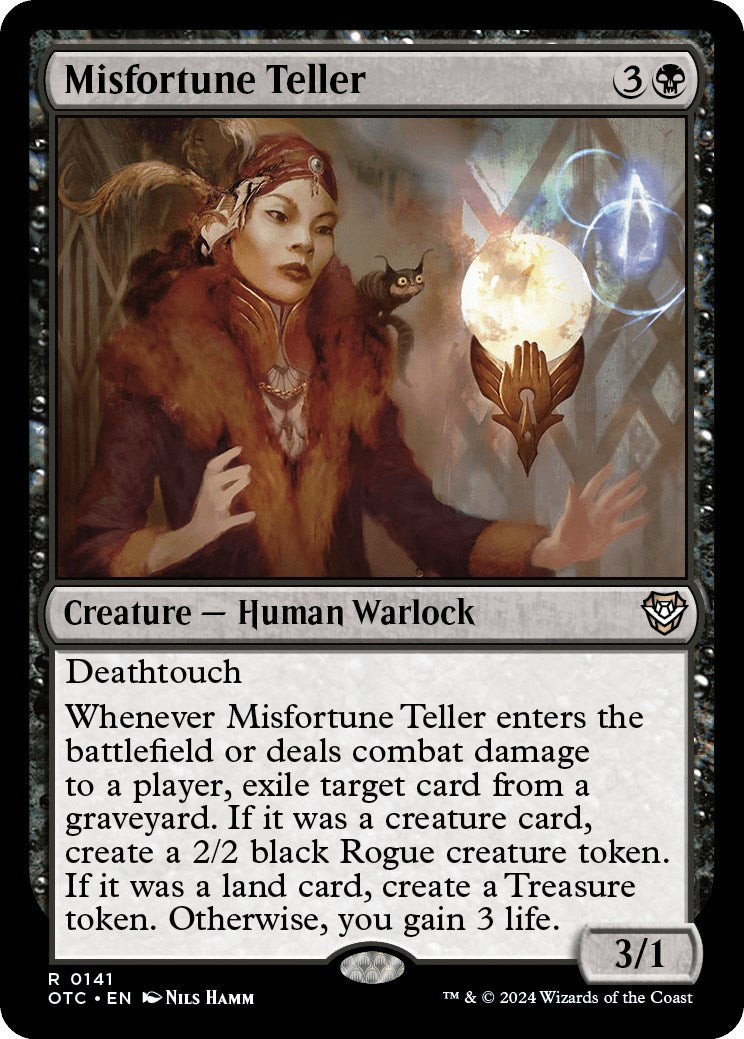 Misfortune Teller [Outlaws of Thunder Junction Commander] | Card Merchant Takapuna