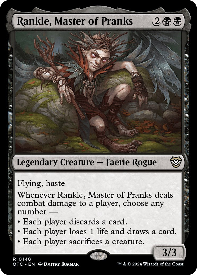 Rankle, Master of Pranks [Outlaws of Thunder Junction Commander] | Card Merchant Takapuna