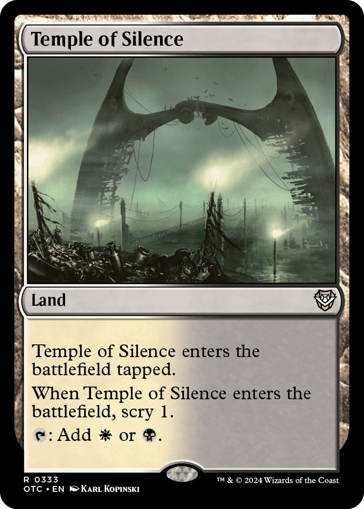 Temple of Silence [Outlaws of Thunder Junction Commander] | Card Merchant Takapuna