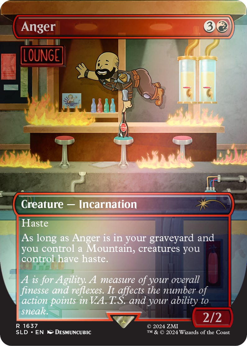 Anger (Rainbow Foil) [Secret Lair Drop Series] | Card Merchant Takapuna