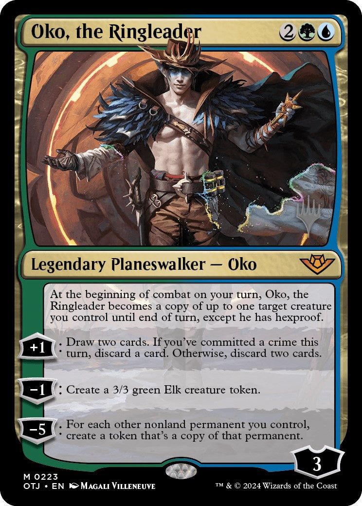 Oko, the Ringleader (Promo Pack) [Outlaws of Thunder Junction Promos] | Card Merchant Takapuna