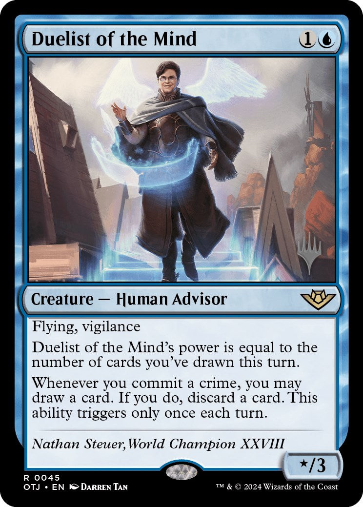 Duelist of the Mind (Promo Pack) [Outlaws of Thunder Junction Promos] | Card Merchant Takapuna