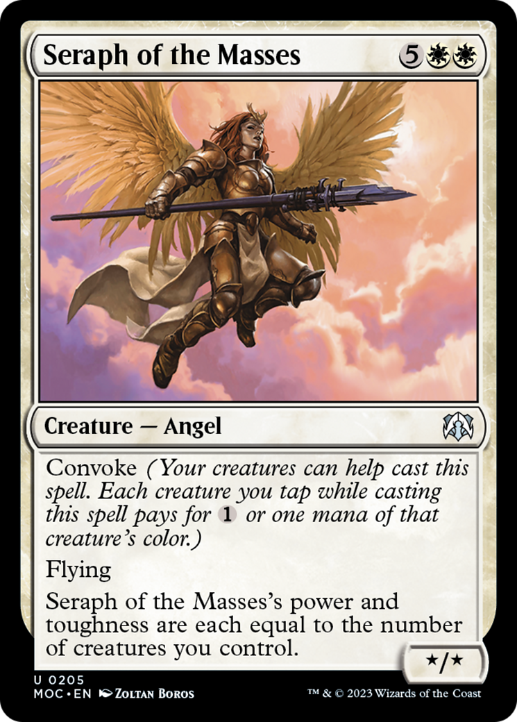 Seraph of the Masses [March of the Machine Commander] | Card Merchant Takapuna